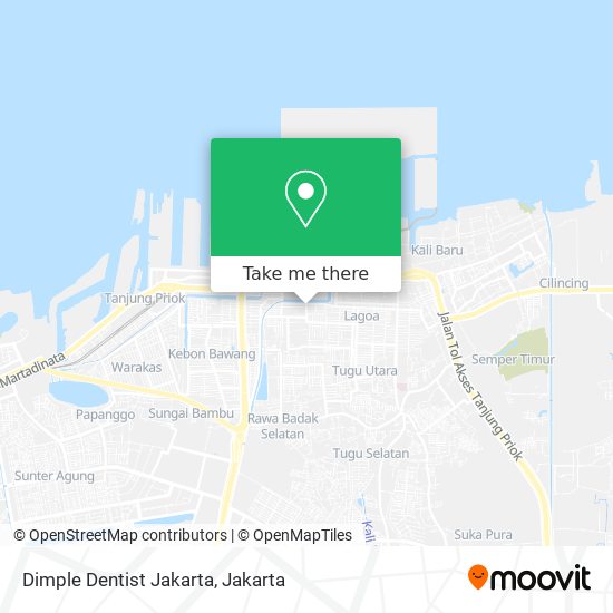 Dimple Dentist Jakarta map