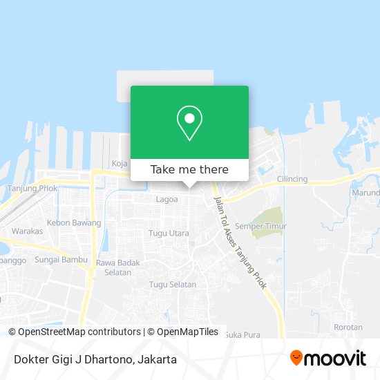 Dokter Gigi J Dhartono map