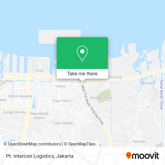 Pt. Intercon Logistics map
