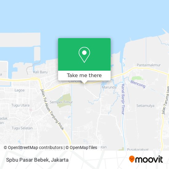 Spbu Pasar Bebek map