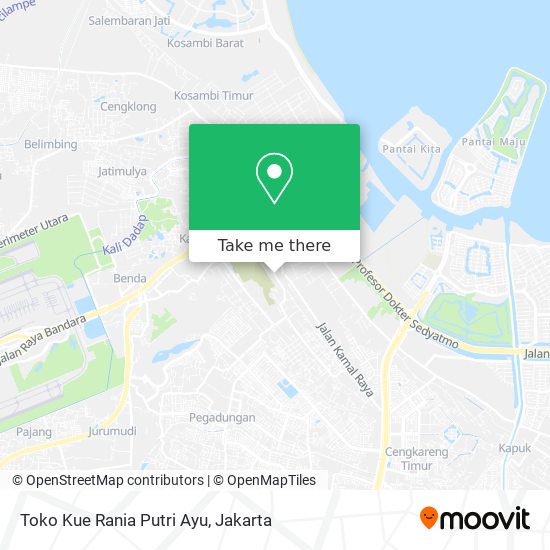 Toko Kue Rania Putri Ayu map
