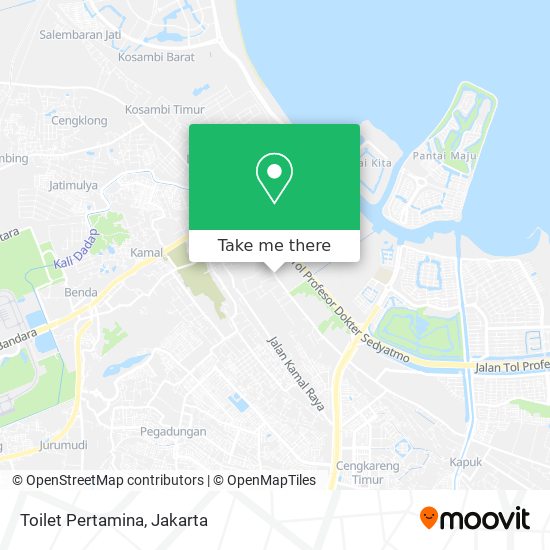 Toilet Pertamina map