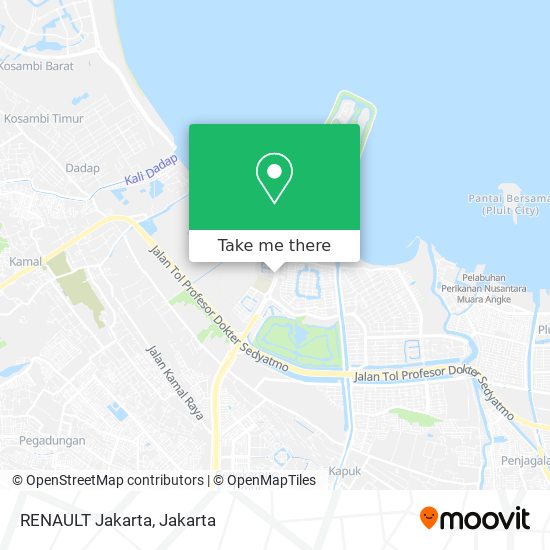 RENAULT Jakarta map