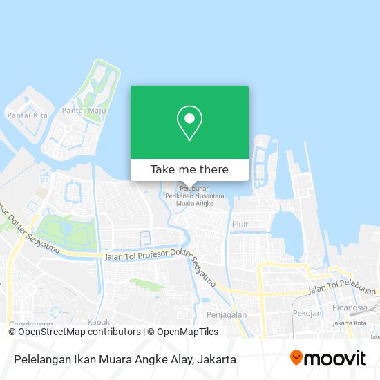 Pelelangan Ikan Muara Angke Alay map