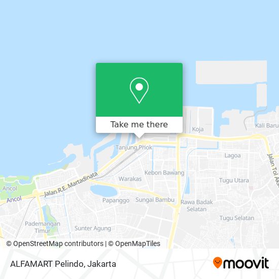 ALFAMART Pelindo map