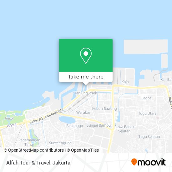 Alfah Tour & Travel map