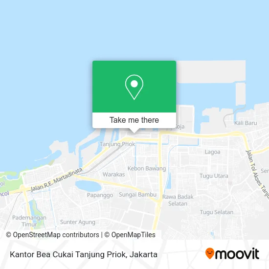 Kantor Bea Cukai Tanjung Priok map