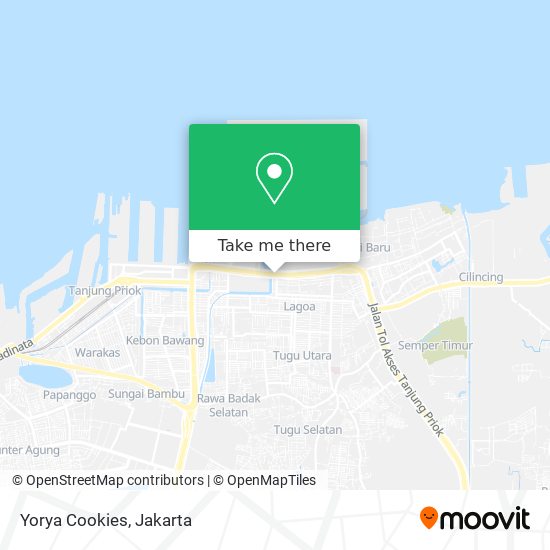 Yorya Cookies map