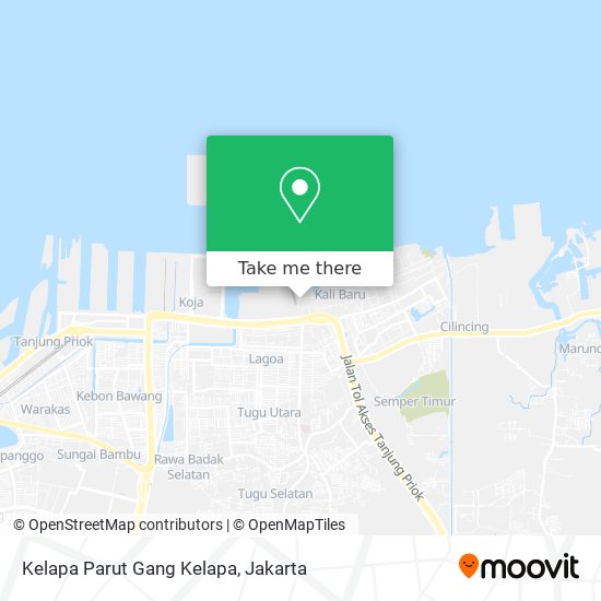 Kelapa Parut Gang Kelapa map