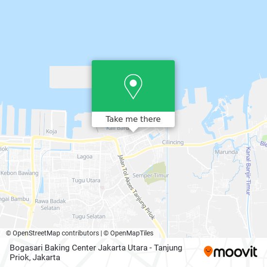Bogasari Baking Center Jakarta Utara - Tanjung Priok map