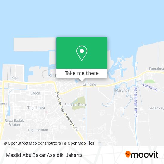 Masjid Abu Bakar Assidik map