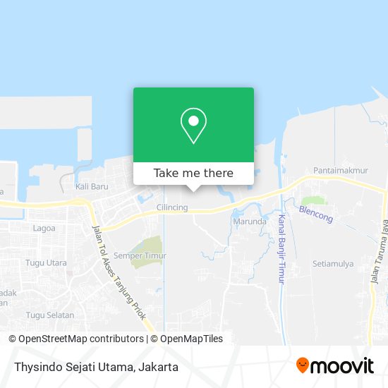 Thysindo Sejati Utama map