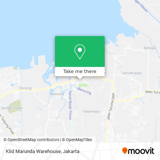 Klid Marunda Warehouse map