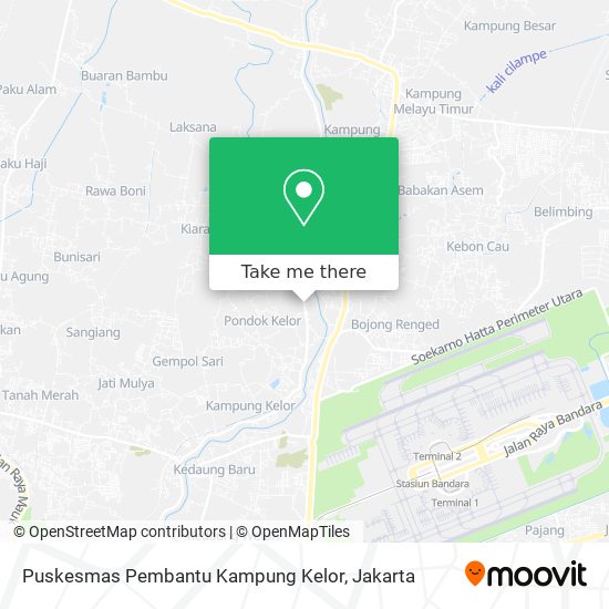 Puskesmas Pembantu Kampung Kelor map