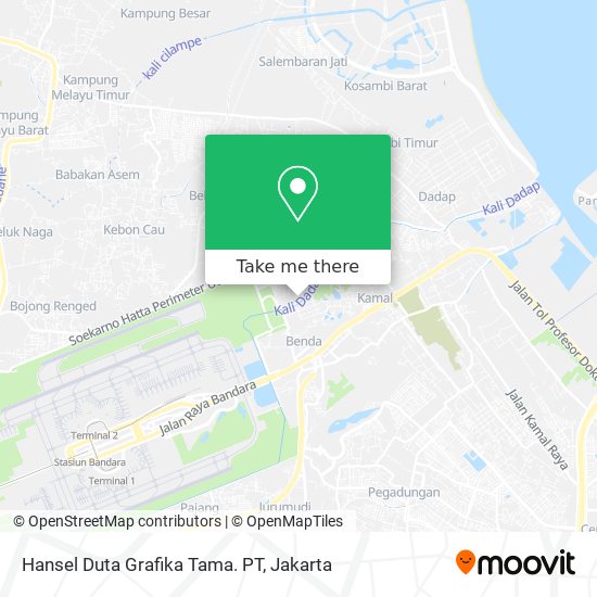 Hansel Duta Grafika Tama. PT map