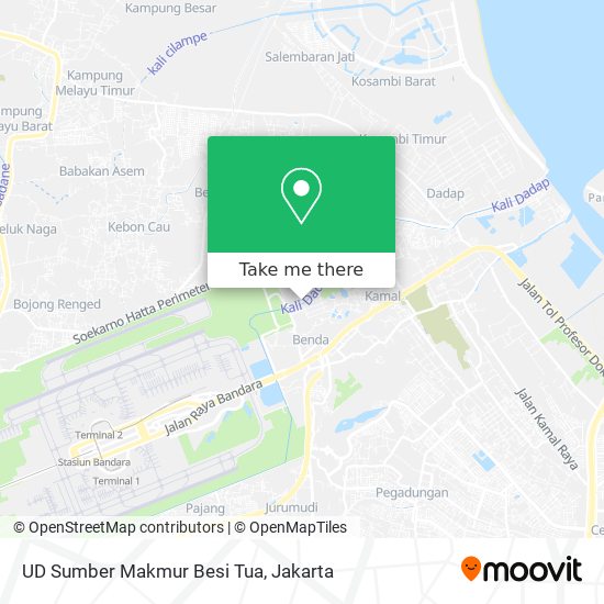 UD Sumber Makmur Besi Tua map