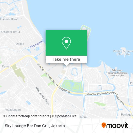 Sky Lounge Bar Dan Grill map