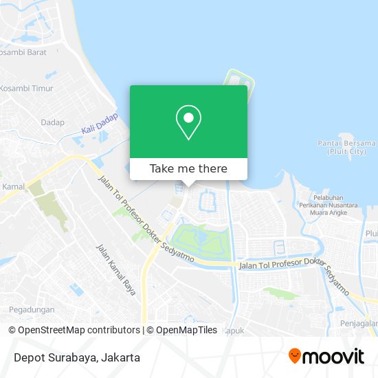 Depot Surabaya map