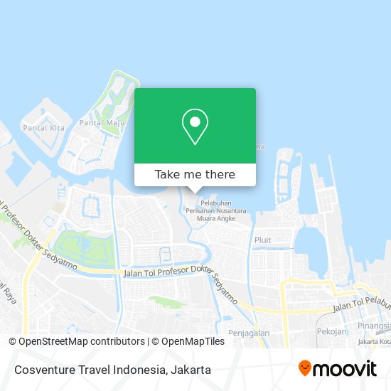 Cosventure Travel Indonesia map