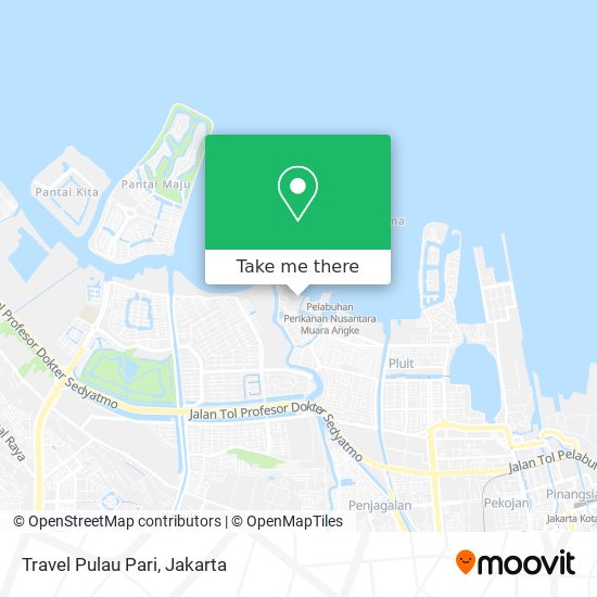 Travel Pulau Pari map