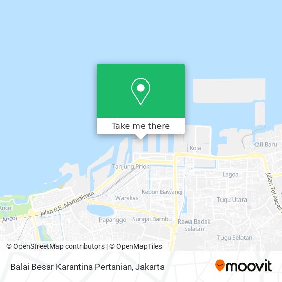 Balai Besar Karantina Pertanian map