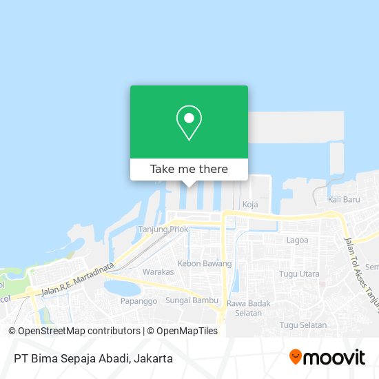 PT Bima Sepaja Abadi map