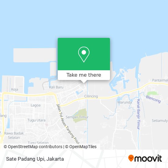 Sate Padang Upi map