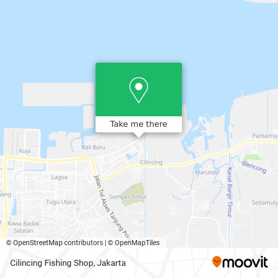 Cilincing Fishing Shop map