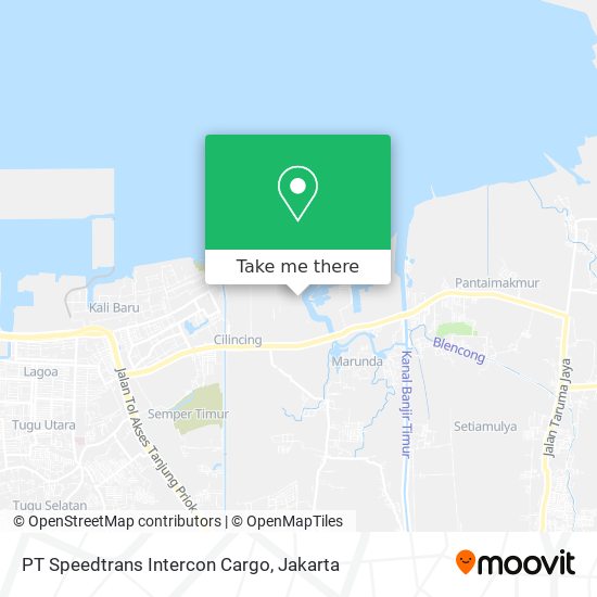 PT Speedtrans Intercon Cargo map