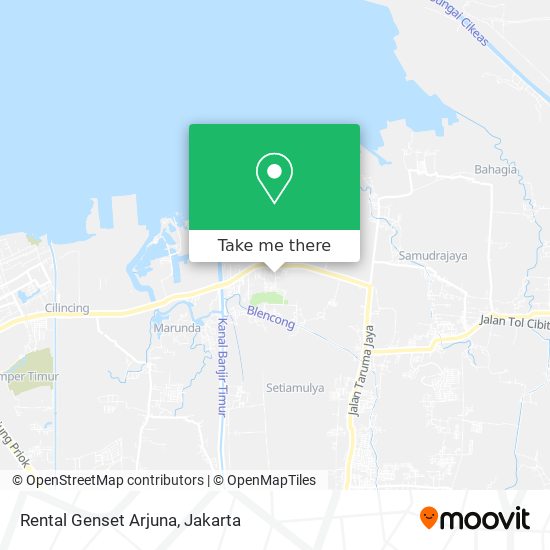 Rental Genset Arjuna map