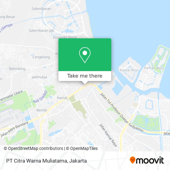 PT Citra Warna Muliatama map