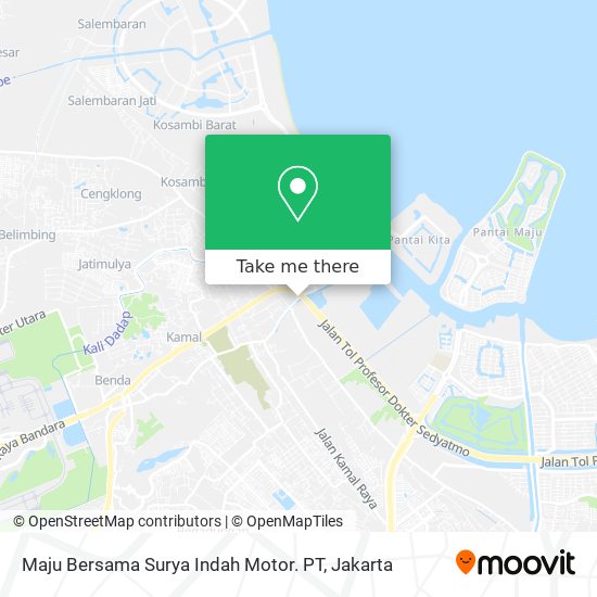 Maju Bersama Surya Indah Motor. PT map