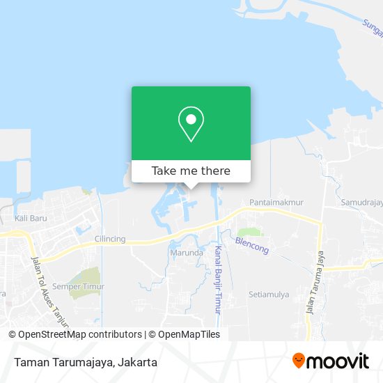 Taman Tarumajaya map