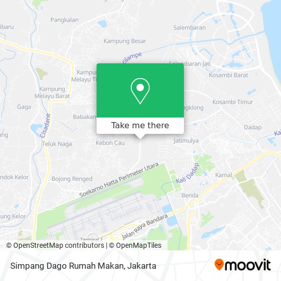 Simpang Dago Rumah Makan map