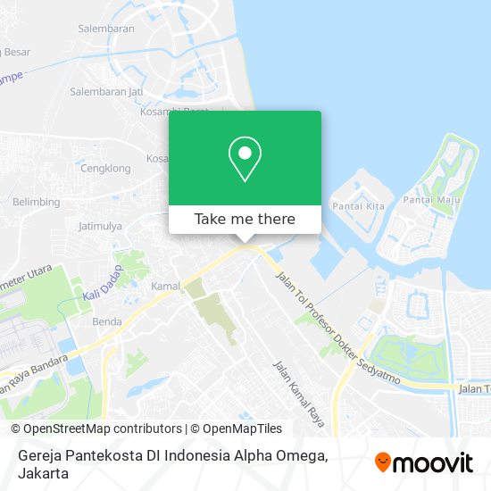 Gereja Pantekosta DI Indonesia Alpha Omega map