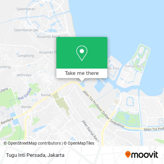 Tugu Inti Persada map