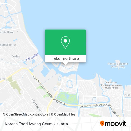 Korean Food Kwang Geum map