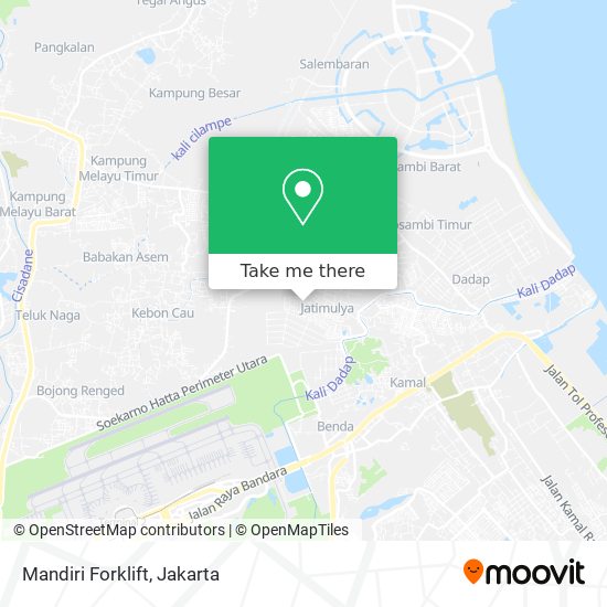 Mandiri Forklift map