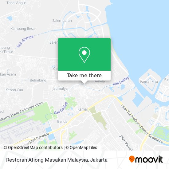 Restoran Ationg Masakan Malaysia map