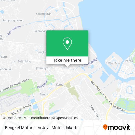 Bengkel Motor Lien Jaya Motor map
