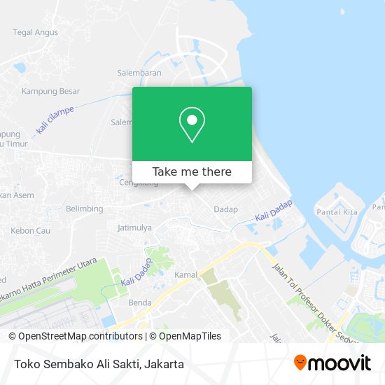 Toko Sembako Ali Sakti map