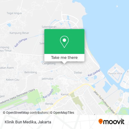 Klinik Bun Medika map