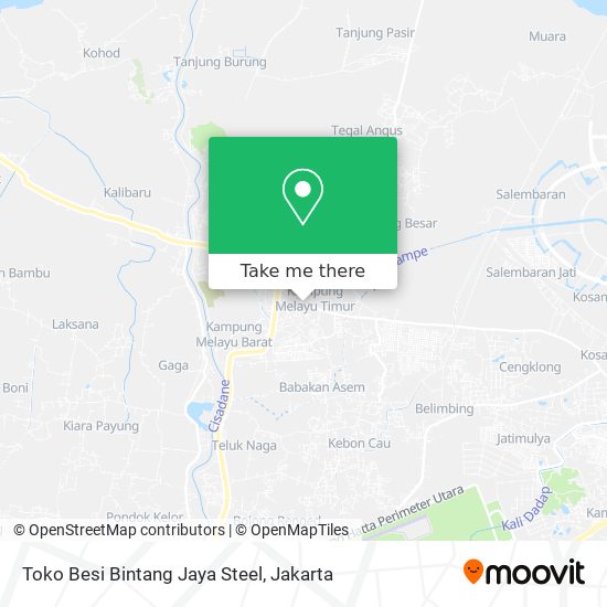 Toko Besi Bintang Jaya Steel map