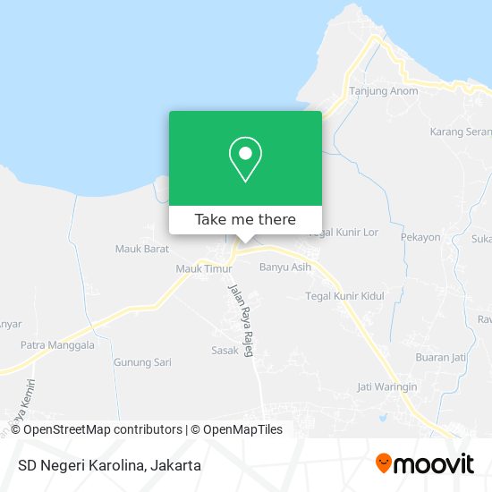 SD Negeri Karolina map