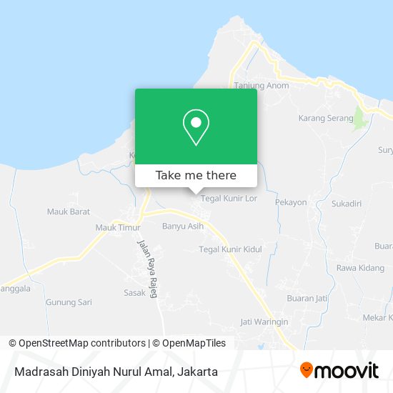 Madrasah Diniyah Nurul Amal map