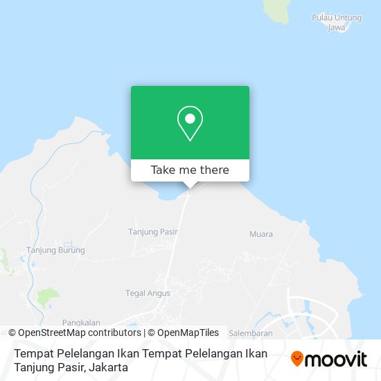 Tempat Pelelangan Ikan Tempat Pelelangan Ikan Tanjung Pasir map