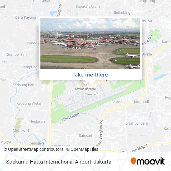 Soekarno Hatta International Airport map