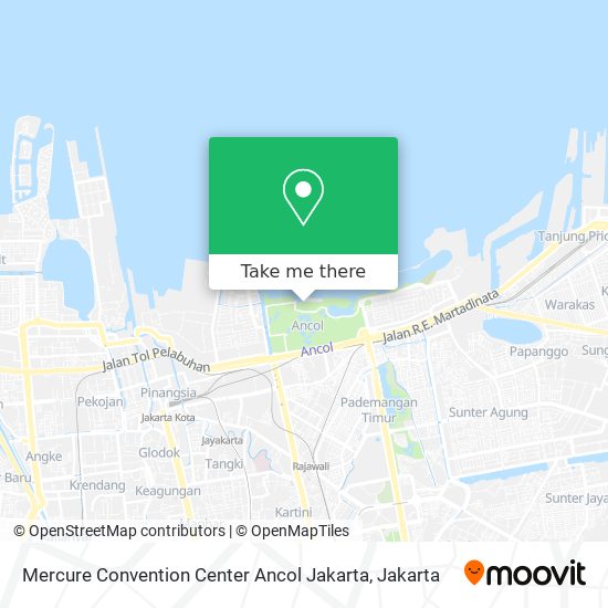 Mercure Convention Center Ancol Jakarta map