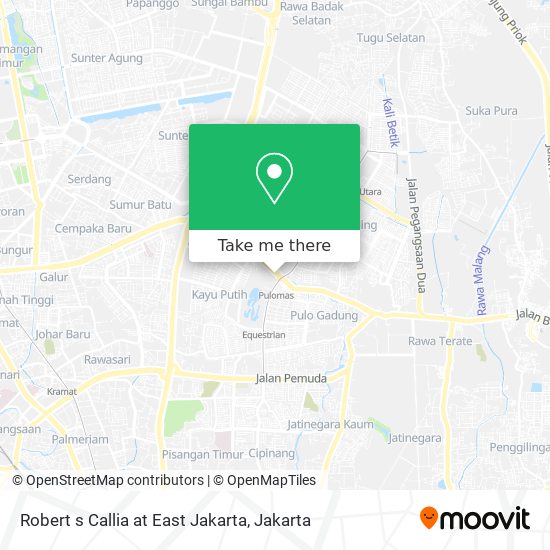 Robert s Callia at East Jakarta map