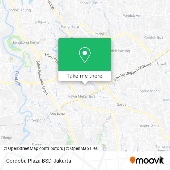 Cordoba Plaza BSD map